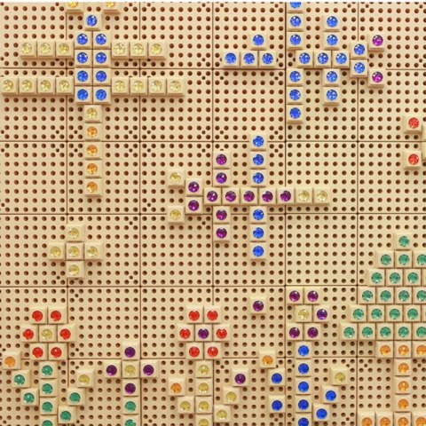 Masterkidz MASTERKIDZ Drewniana Tablica STEM Wolnostojąca XXL w Kształcie Domu + Akcesoria