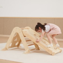 Viga Toys VIGA Drewniana Zjeżdżalnia Prosta Ścianka Wspinaczkowa