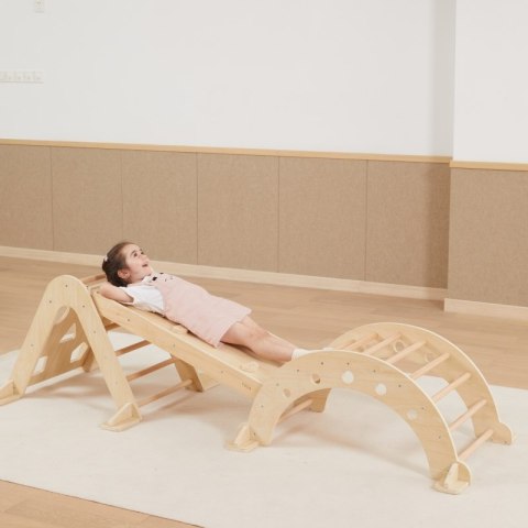 Viga Toys VIGA Drewniana Zjeżdżalnia Prosta Ścianka Wspinaczkowa