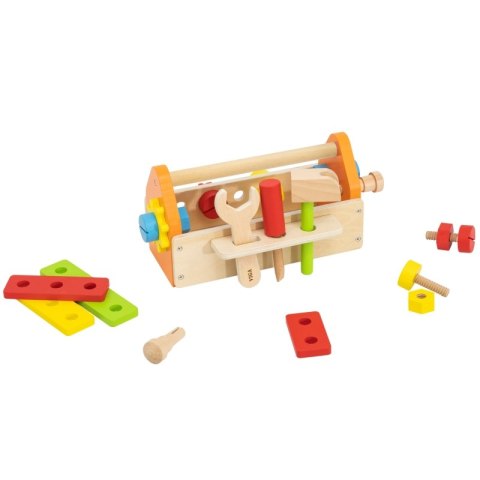 Viga Toys Viga Skrzynka Na Narzędzia Zestaw Drewniany