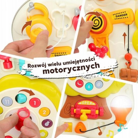 Woopie Baby WOOPIE Edukacyjna Tablica Manipulacyjna Interaktywna dla Malucha