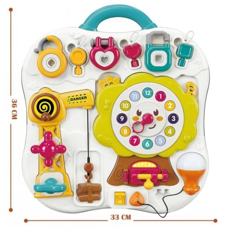 Woopie Baby WOOPIE Edukacyjna Tablica Manipulacyjna Interaktywna dla Malucha