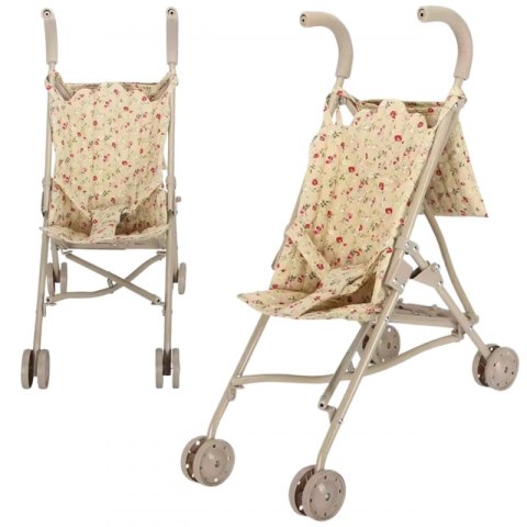Woopie Royal WOOPIE ROYAL Wózek Spacerówka Dla Lalek w Kwiatki