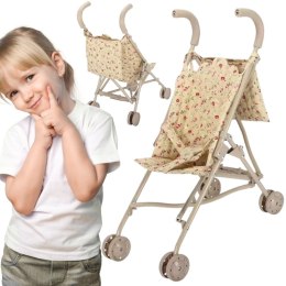 Woopie Royal WOOPIE ROYAL Wózek Spacerówka Dla Lalek w Kwiatki