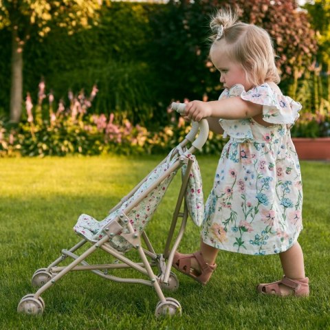 Woopie Royal WOOPIE ROYAL Wózek Spacerówka Dla Lalek w Kwiatki