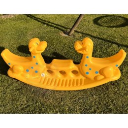 Woopie WOOPIE Bujak Wieloosobowy Dino Huśtawka Równoważna Żółta