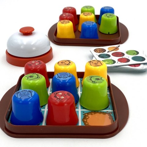 Woopie WOOPIE IQ Gra Logiczna Edukacyjno-Strategiczna 2w1 Kółko i Krzyżyk 4szt