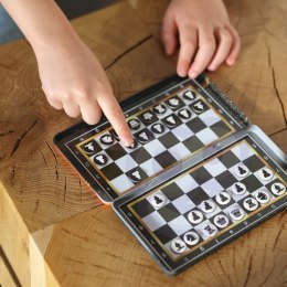 Woopie WOOPIE IQ Gra Szachy Warcaby Magnetyczne 2w1 Podróżna Kieszonkowa 10 sztuk