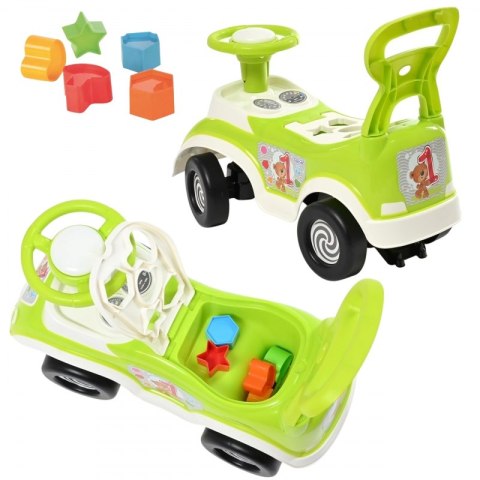 Woopie WOOPIE Jeździk 4w1 Sorter Pchacz Chodzik + Klakson Schowek