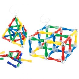 Woopie WOOPIE Klocki Magnetyczne Konstrukcyjne 3D 128 el. XXL