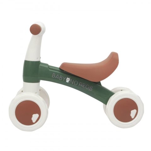 Woopie WOOPIE Rowerek Biegowy Zielony Jeździk Czterokołowy