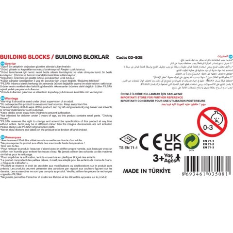 Woopie WOOPIE Zestaw Konstrukcyjnych Klocków w Skrzynce 320 szt.