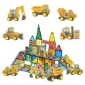 Woopie Woopie Zestaw Klocków Magnetycznych z Pojazdami Budowlanymi