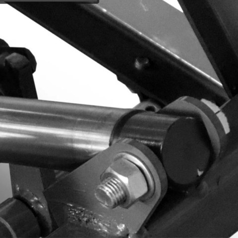 Bituxx Hydrauliczny Podnośnik Nożycowy do Motocykli 360 kg 210-780 mm z Rampą