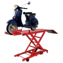 Bituxx Hydrauliczny Podnośnik Nożycowy do Motocykli 360 kg 210-780 mm z Rampą