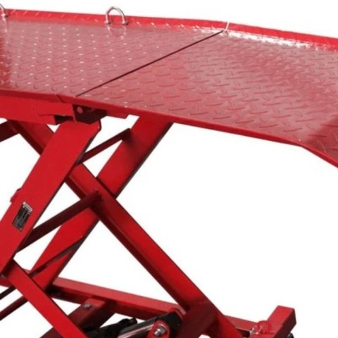 Bituxx Hydrauliczny Podnośnik Nożycowy do Motocykli 360 kg 210-780 mm z Rampą