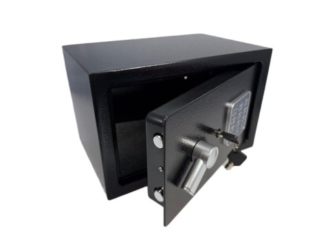 Bituxx Kompaktowy sejf biurowy na kod i klucz