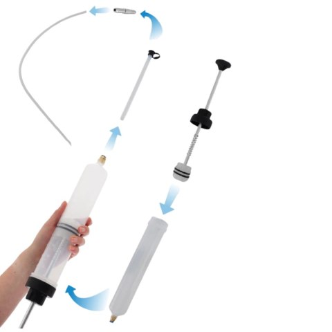 Bituxx Odsysarka ręczna do płynów Odsysarka do oleju 500 ml Strzykawka pompka