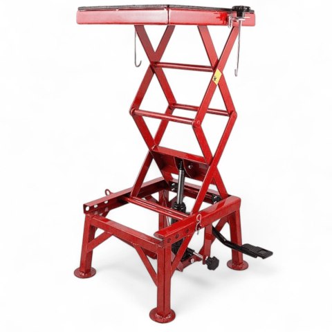 Bituxx Podnośnik Motocyklowy Hydrauliczny Bituxx 135 kg 87 cm Czerwony