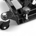 Bituxx Podnośnik motocyklowy hydrauliczny 680kg czarny stabilny mobilny trwały