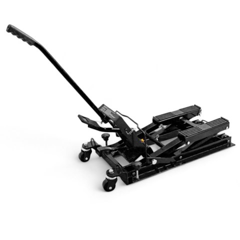 Bituxx Podnośnik motocyklowy hydrauliczny 680kg czarny stabilny mobilny trwały