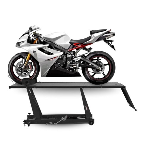 Bituxx Podnośnik motocyklowy platforma podnośnik hydrauliczny 464 kg stabilny