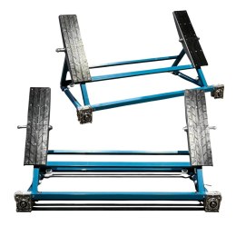 Bituxx Podnośnik samochodowy podnośnik nożycowy 3000 kg Regulowany 77.5 - 153 cm