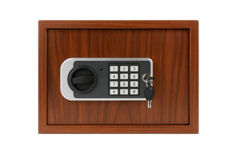 Bituxx Sejf biurowy domowy imitujący drewno