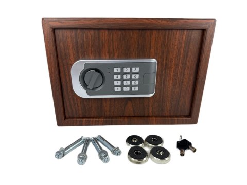 Bituxx Sejf biurowy domowy imitujący drewno