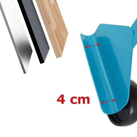 Bituxx Uchwyt transportowy do płyt 100 kg z podwójnym kołem do Gipsu OSB MDF