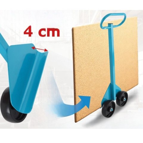 Bituxx Uchwyt transportowy do płyt 100 kg z podwójnym kołem do Gipsu OSB MDF