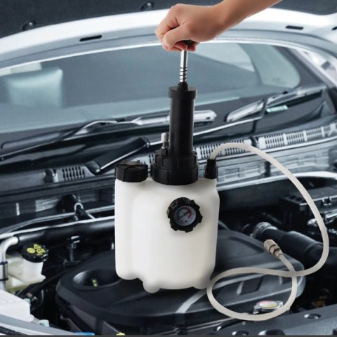 Bituxx Zestaw do odpowietrzania hamulców 3L z pojemnikiem 1L i 4 adapterami