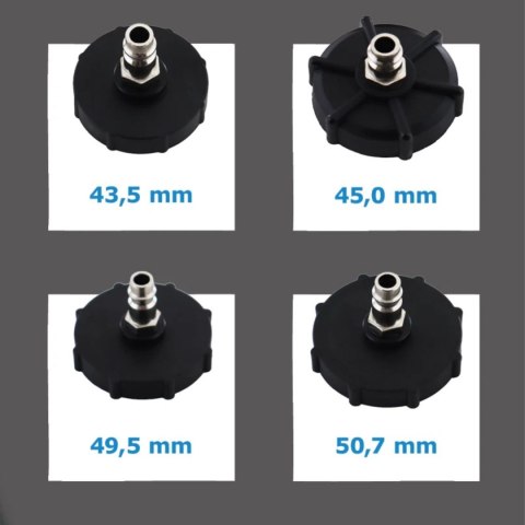 Bituxx Zestaw do odpowietrzania hamulców 3L z pojemnikiem 1L i 4 adapterami