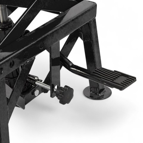 E-hurtownia Podnośnik Hydrauliczny Motocyklowy 135 kg 35-87 cm z Gumowaną Platformą