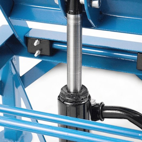 E-hurtownia Podnośnik Motocyklowy Hydrauliczny Platforma 135 kg 87cm Niebieski stabilny