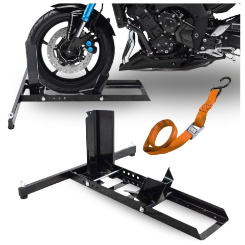 E-hurtownia Stabilny stojak transportowy do motocykla na koła o nośności 800 kg