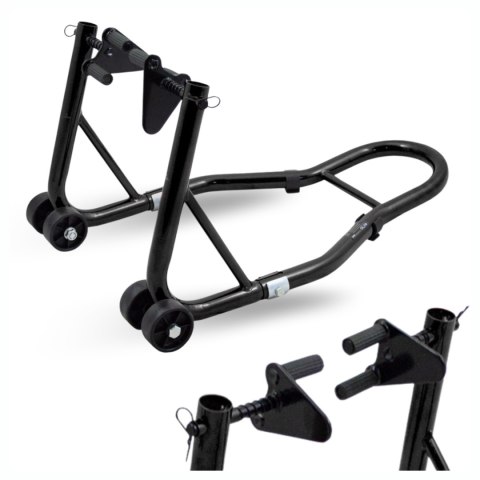 E-hurtownia Stojak motocyklowy transportowy regulowany do serwisu i garażu 250 kg