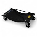 E-hurtownia Wózki Manewrowe 450 kg 2 Sztuki Czarne Rolki Transportowe do Samochodów