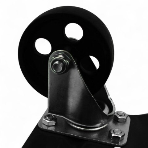 E-hurtownia Wózki Manewrowe 450 kg 2 Sztuki Czarne Rolki Transportowe do Samochodów