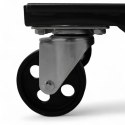 E-hurtownia Wózki Manewrowe 450 kg 2 Sztuki Czarne Rolki Transportowe do Samochodów