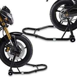 E-hurtownia Zestaw stojak motocyklowy przód tył stalowy stabilny regulowany 250 kg