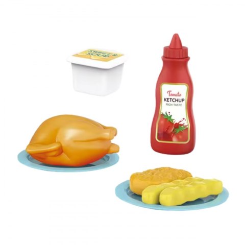 Inna marka Różowa Kuchenka Mikrofalowa z Kurczakiem