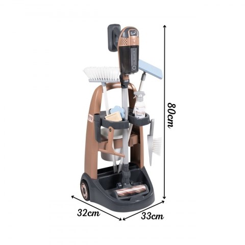 Smoby SMOBY Rowenta Wózek do Sprzątania z Odkurzaczem