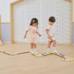 Viga Toys VIGA Drewniana Równoważnia Modułowa Tor Ścieżka Sensoryczna