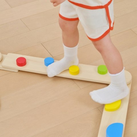 Viga Toys VIGA Drewniana Równoważnia Modułowa Tor Ścieżka Sensoryczna