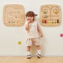 Viga Toys VIGA Drewniana Tablica Manipulacyjna Sensoryczna Labirynt Dotknij i Dopasuj