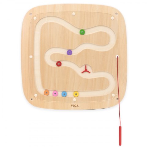 Viga Toys VIGA Drewniana Tablica Manipulacyjna Sensoryczna Przepływ Grawitacyjny