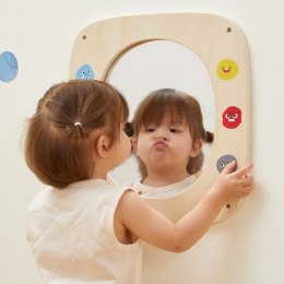 Viga Toys VIGA Drewniana Tablica z Lustrem i Emotkami