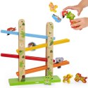 Viga Toys VIGA Drewniana Zjeżdżalnia dla Zwierzątek Dżungla 7 el.