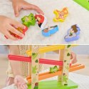 Viga Toys VIGA Drewniana Zjeżdżalnia dla Zwierzątek Dżungla 7 el.